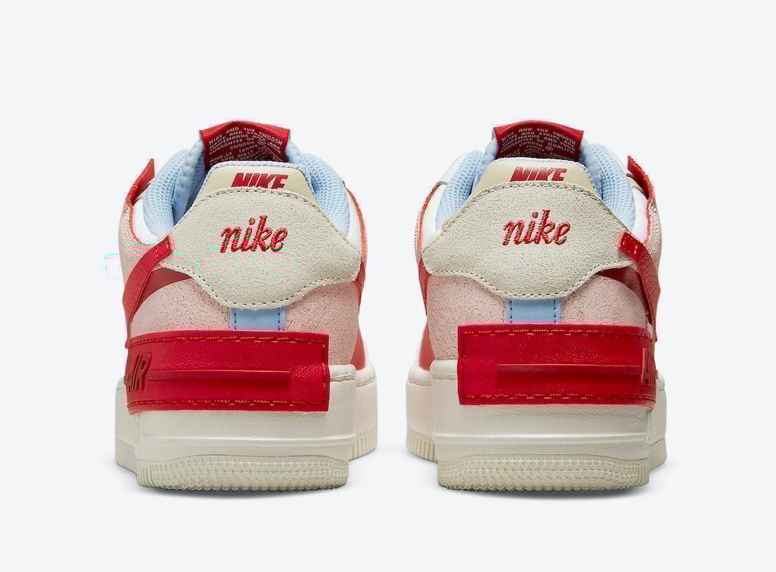 Nike Air Force 1 Shadow White Red Blue CI0919-108 Release Date Info