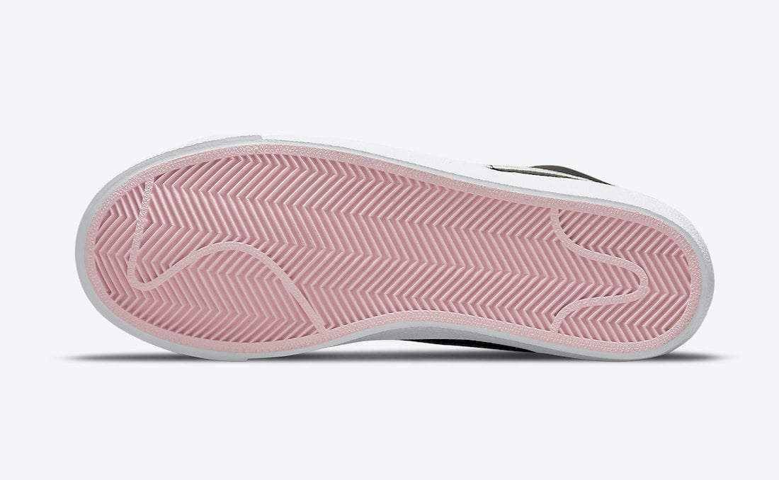Nike Blazer Mid 77 GS Anthracite White Pink DJ0265-001 Release Date Info