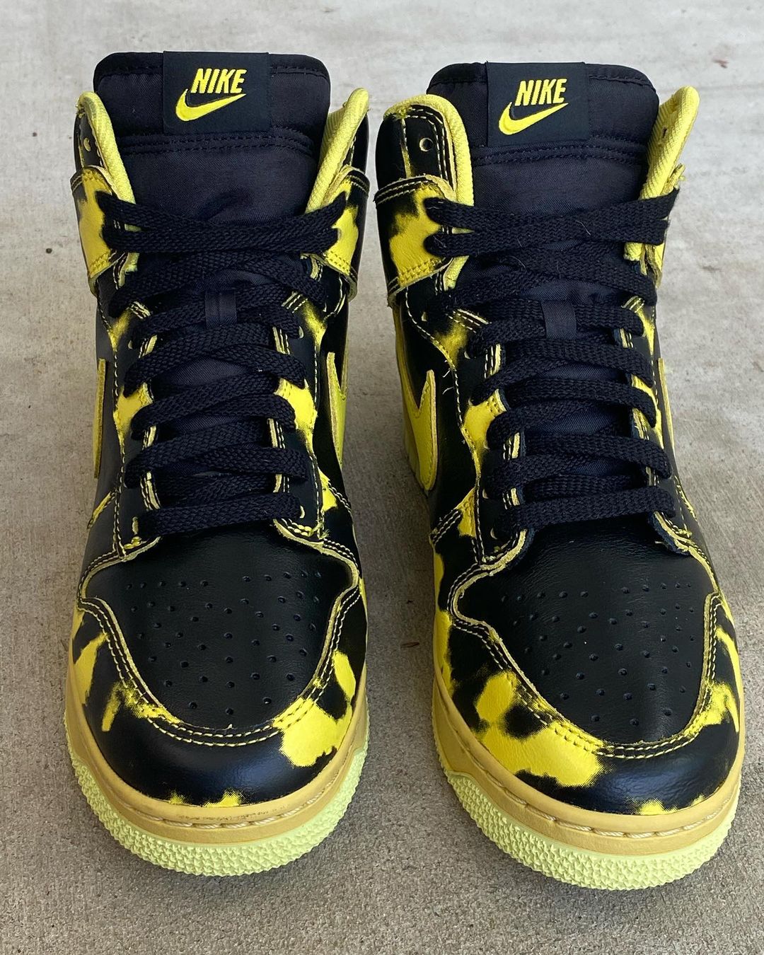 Nike Dunk High Yellow Acid Wash DD9404-001 Release Date Info