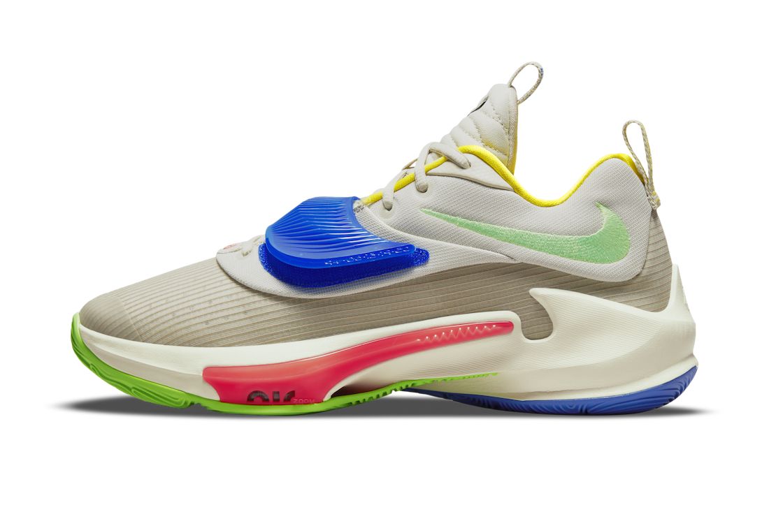 Nike Zoom Freak 3 Primary Colors DA0695-100 Release Date Info