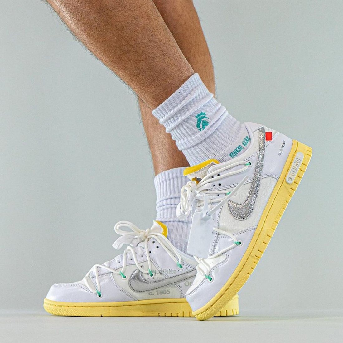 Off-White Nike Dunk Low Lot 1 On-Feet