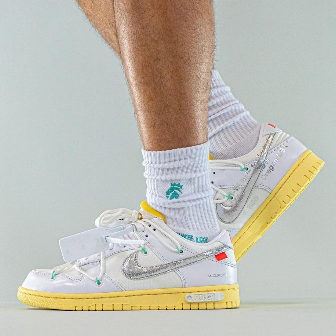 Off-White Nike Dunk Low Lot 1 On-Feet