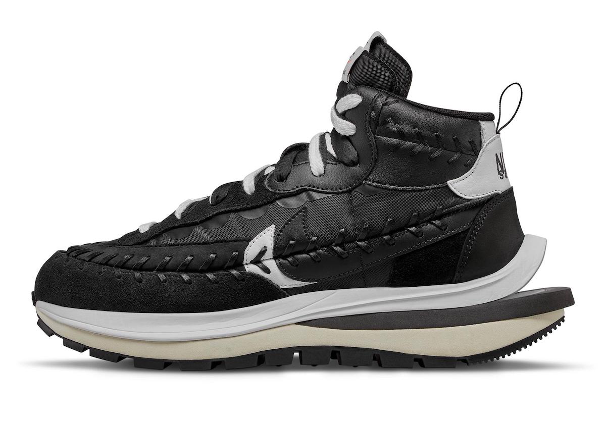 Sacai Jean Paul Gaultier Nike VaporWaffle Black DH9186-001 Release Info Price