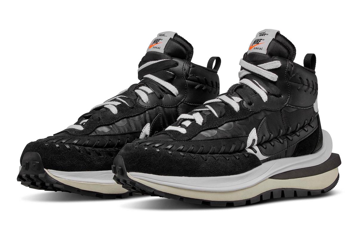 Sacai Jean Paul Gaultier Nike VaporWaffle Black DH9186-001 Release Info Price