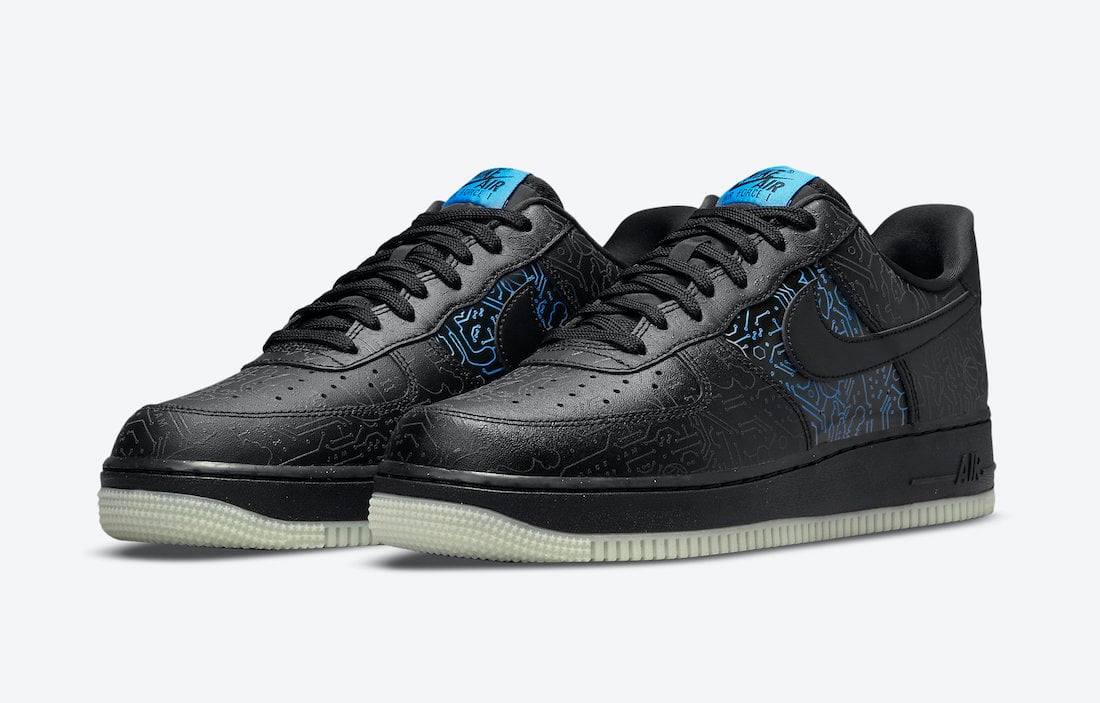 Space Jam Nike Air Force 1 Low Computer Chip DH5354-001 Release Date Info