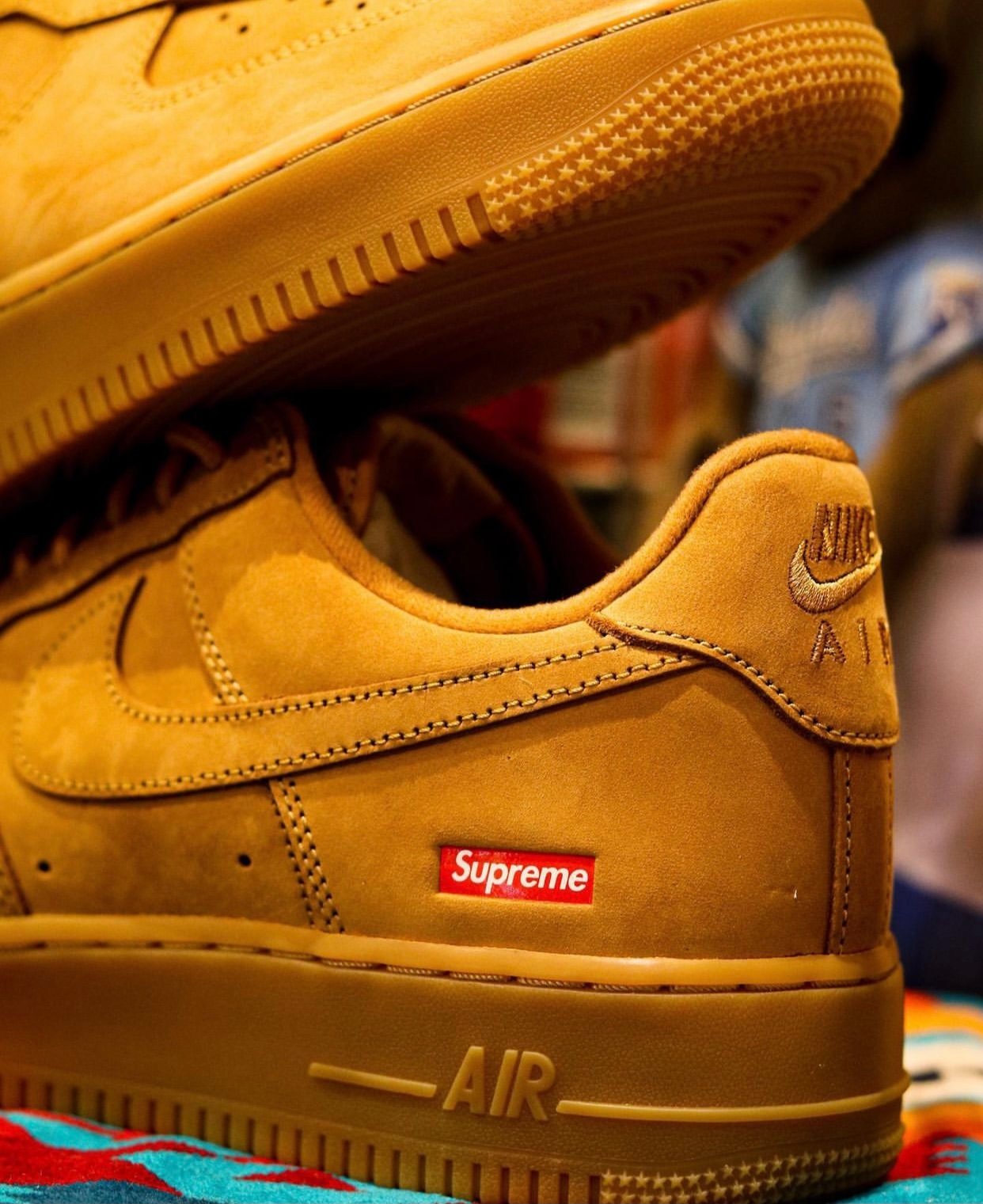 Supreme x Nike Air Force 1 Low Flax Wheat Release Date Info 