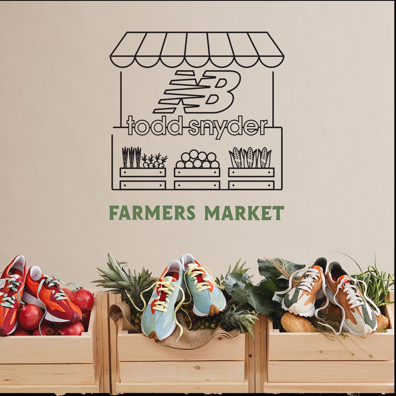 Todd Snyder New Balance 327 Farmers Market Pack