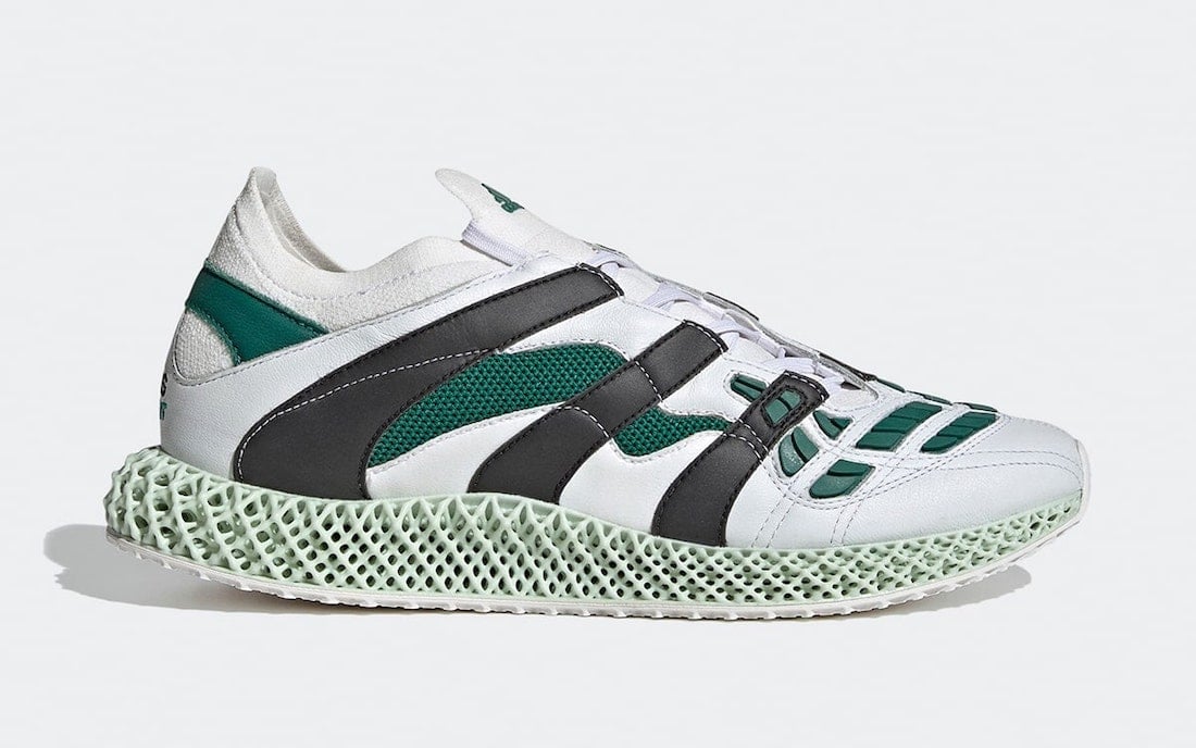 adidas Predator Accelerator 4D EQT White Black Sub Green GX0223 Release Date Info