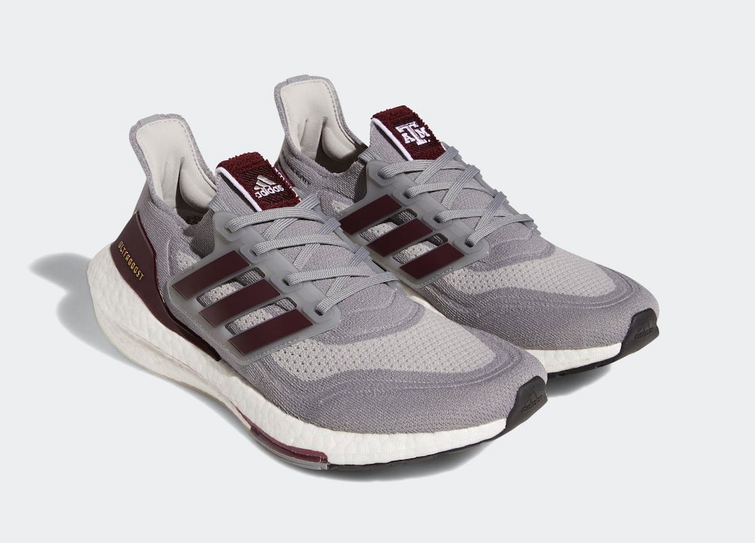 adidas Ultra Boost 2021 Texas A and M GY0429 Release Date Info