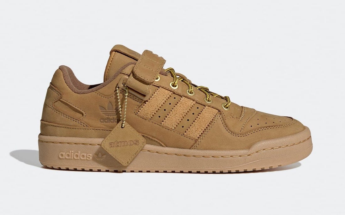atmos x adidas Forum Low ‘Wheat’ Official Images