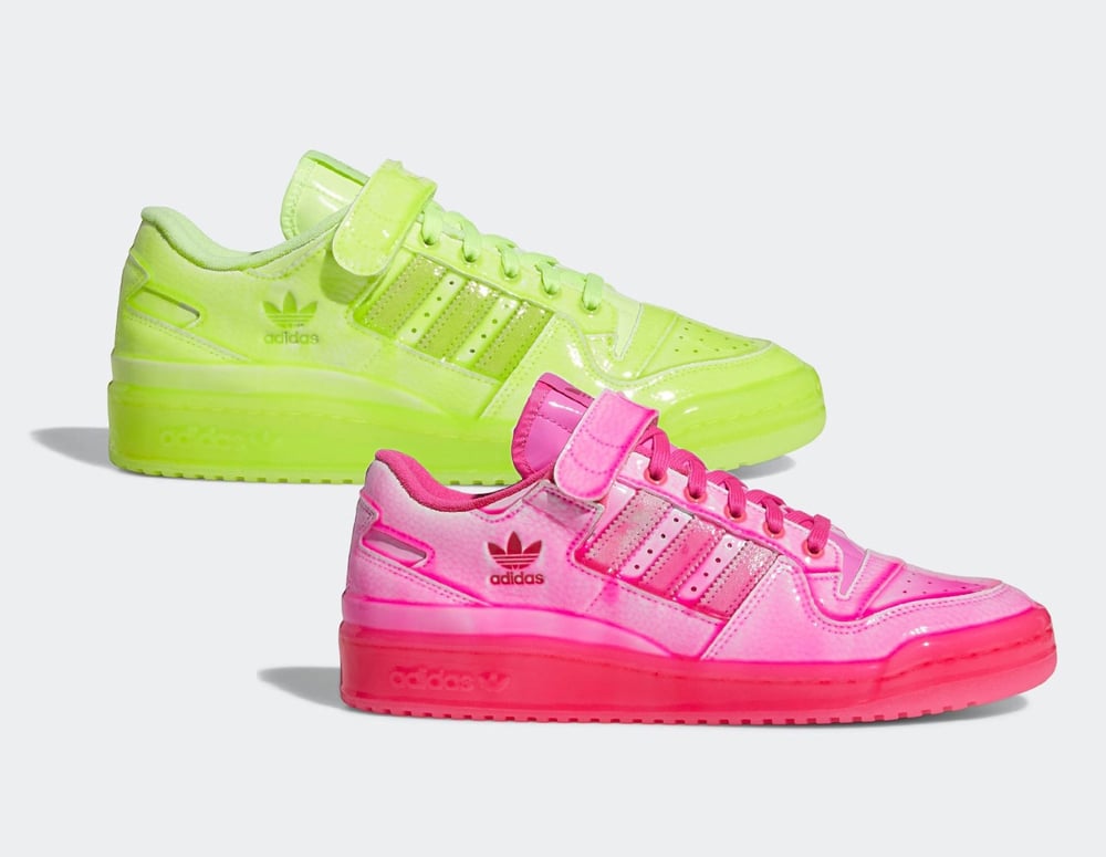 Jeremy Scott x adidas Forum Low ‘Dipped’ Releasing in Volt and Pink
