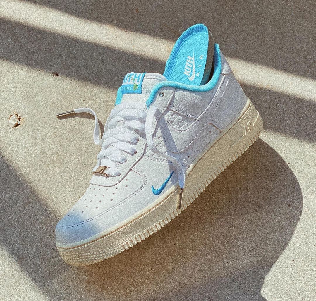 Kith x Nike Air Force 1 Low Hawaii DC9555-100 Release Date Info