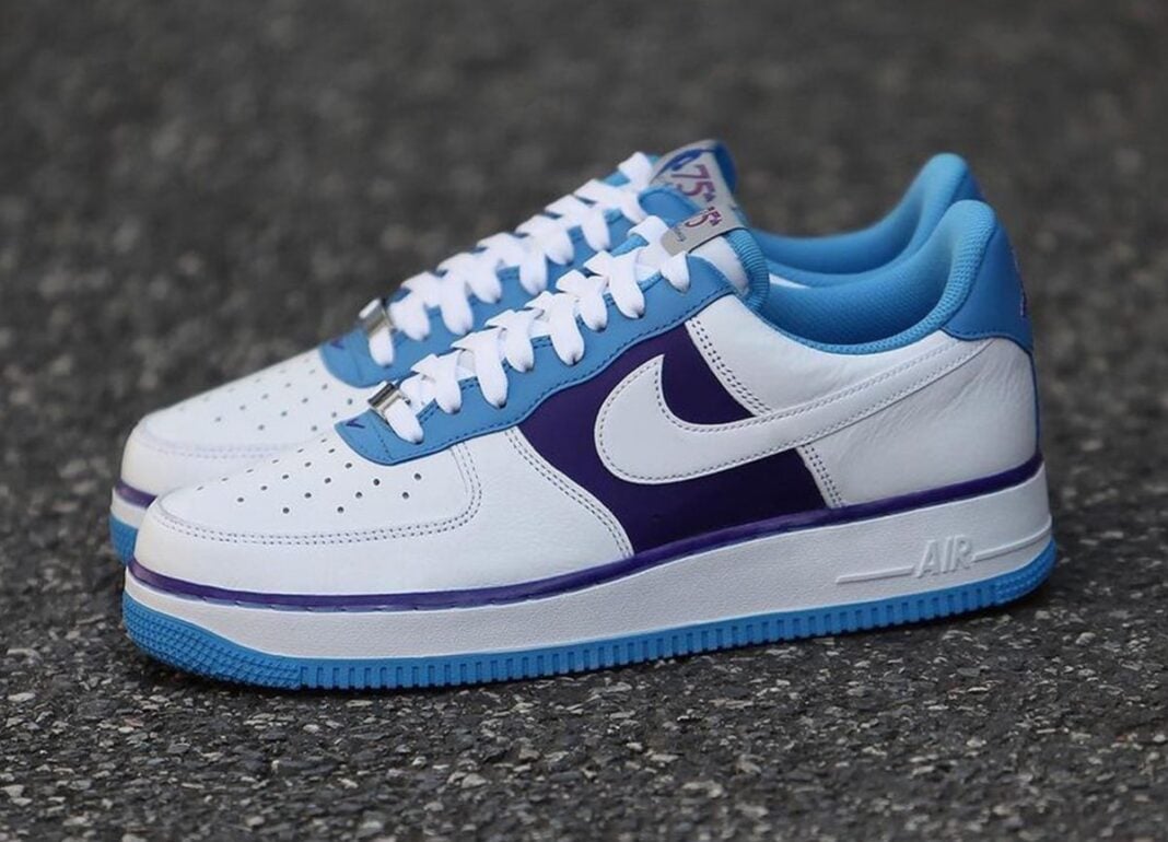 NBA x Nike Air Force 1 Low Lakers 75th Anniversary Release Date Info