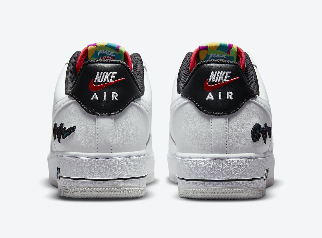 Nike Air Force 1 Low Peace Love Swoosh DM8148-100 Release Date