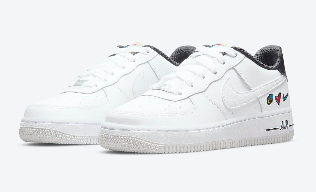 Nike Air Force 1 Low Peace Love Swoosh DM8154-100 Release Date Info