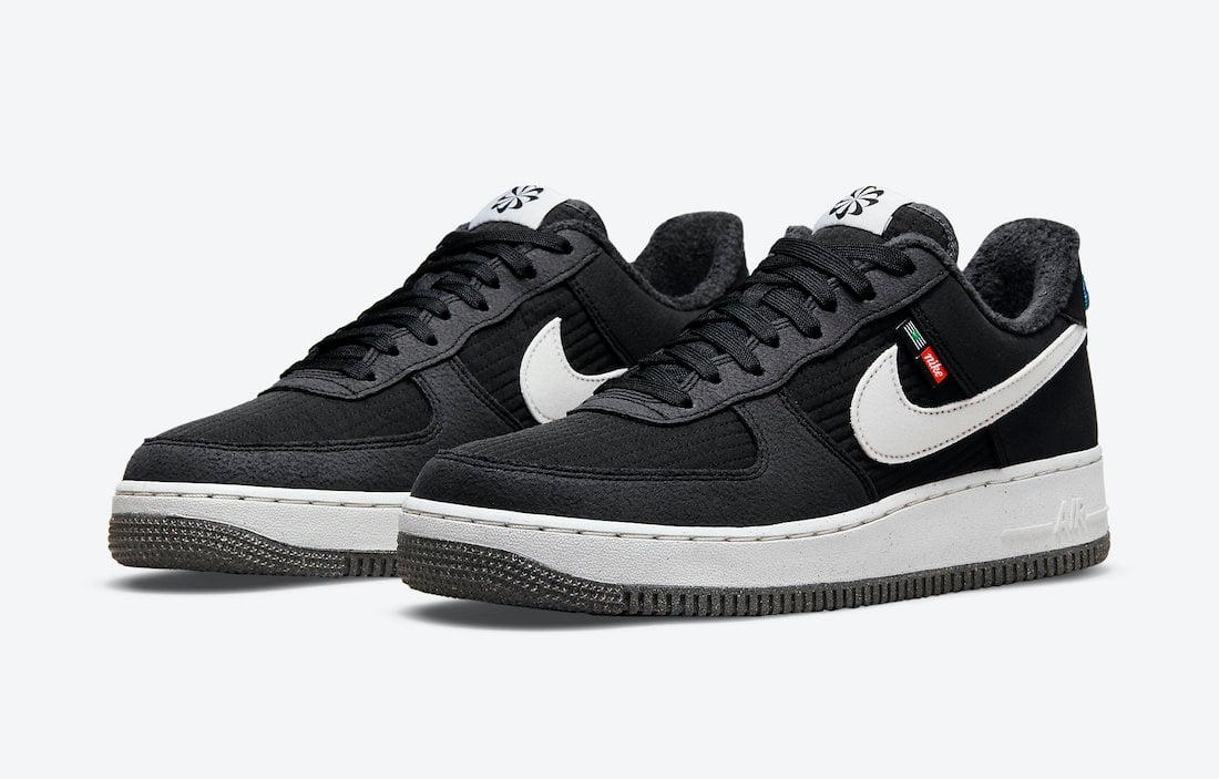Nike Air Force 1 Low Toasty Black White Sail DC8871-001 Release Date Info