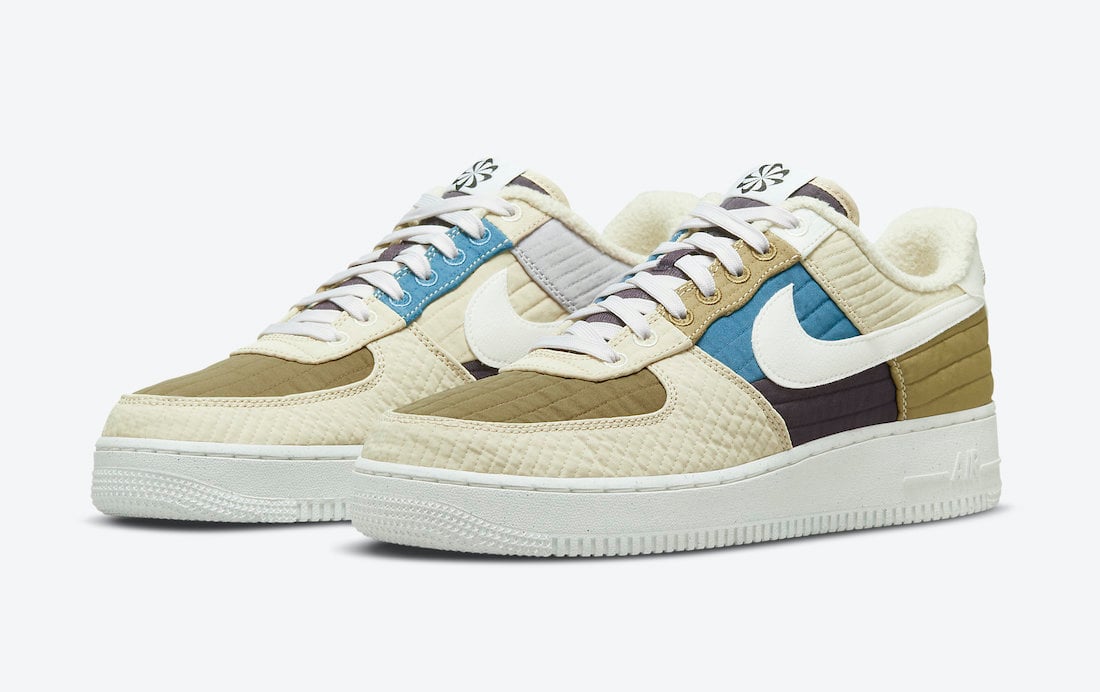 Nike Air Force 1 Low ’Toasty’ in Sail and Brown Kelp