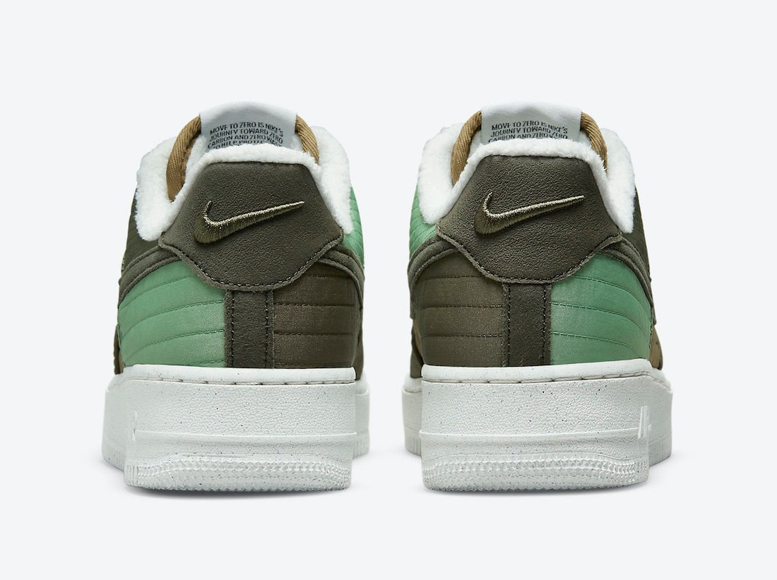 Nike Air Force 1 Toasty Oil Green Sequoia Medium Olive DC8744-300 Release Date Info