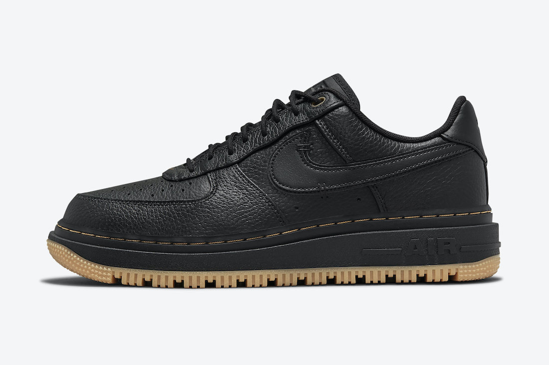 Nike Air Force 1 Luxe Black Gum DB4109-001 Release Date Info