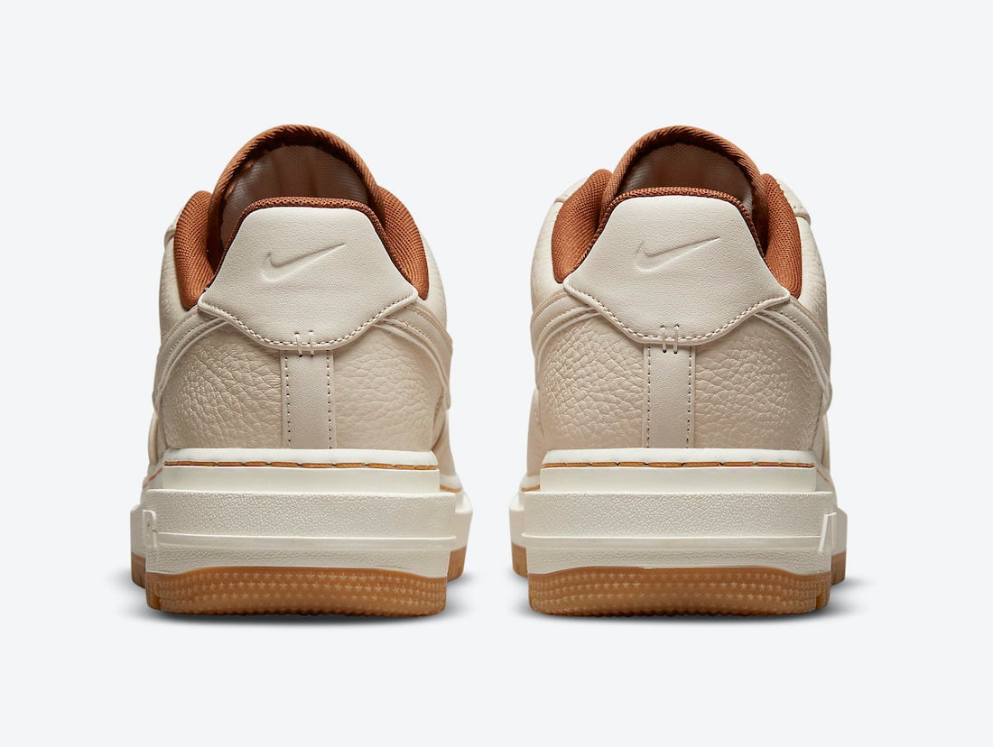 Nike Air Force 1 Luxe Pearl White Pale Ivory Pecan Gum DB4109-200 Release Date Info