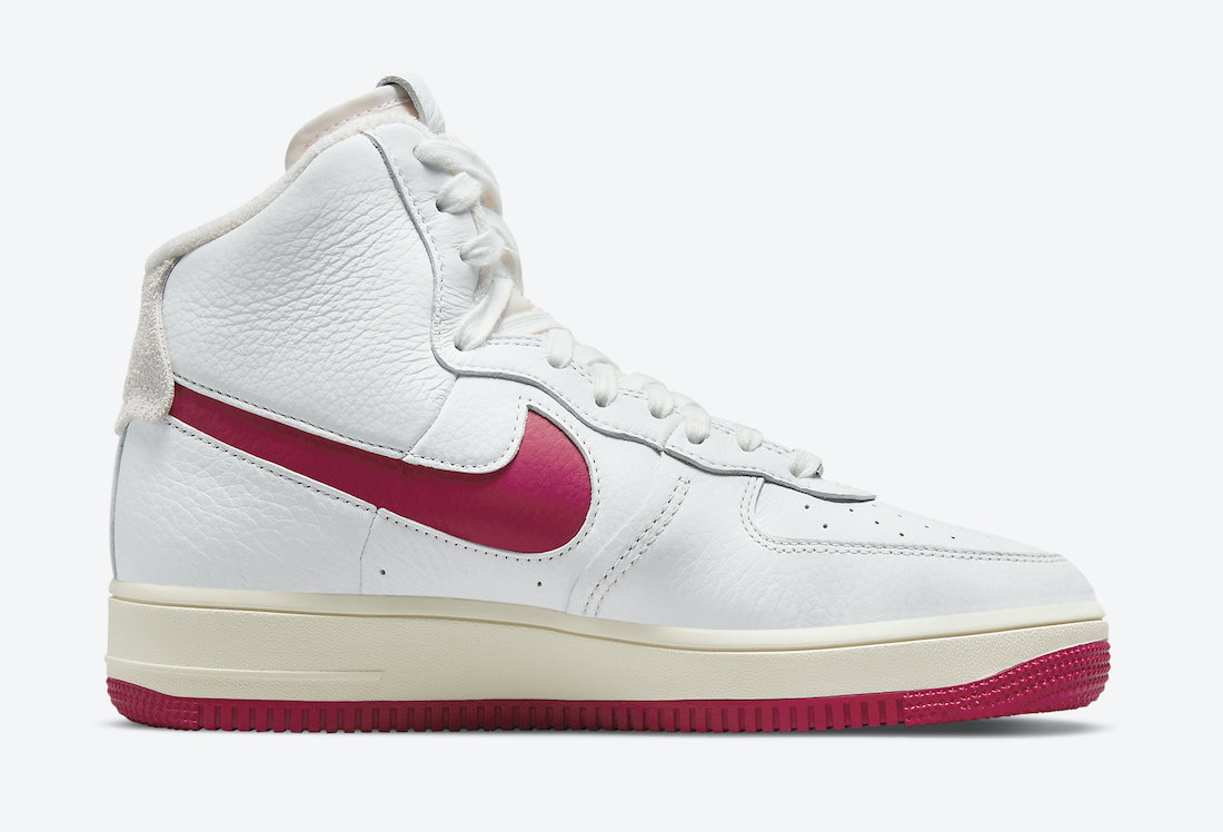 nike air force 1 high red and white