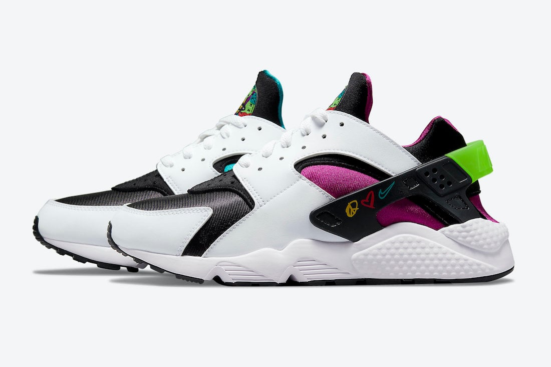 Nike Air Huarache Peace Love Swoosh DM8152-100 Release Date