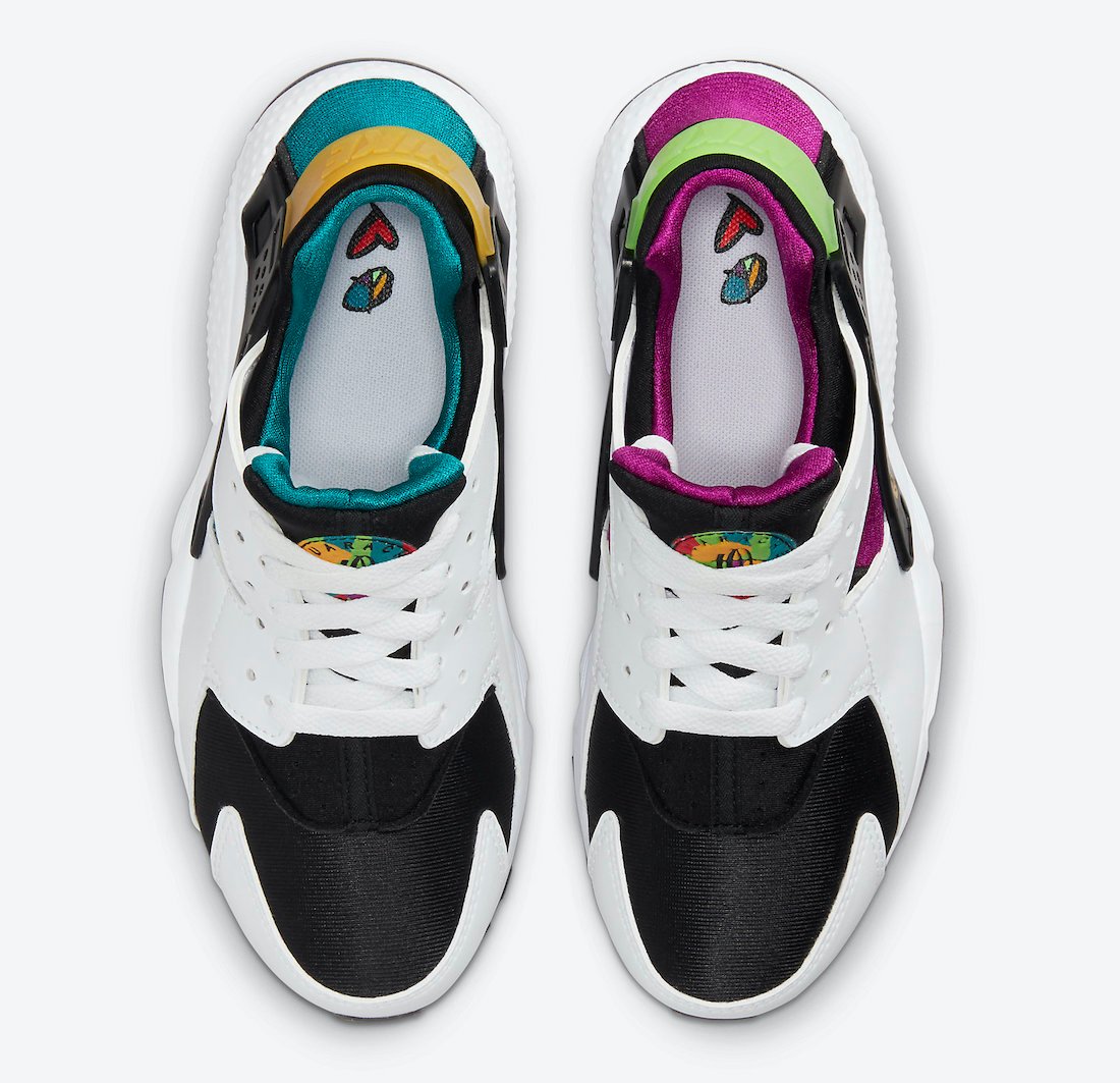 Nike Air Huarache Peace Love Swoosh DM8156-100 Release Date Info