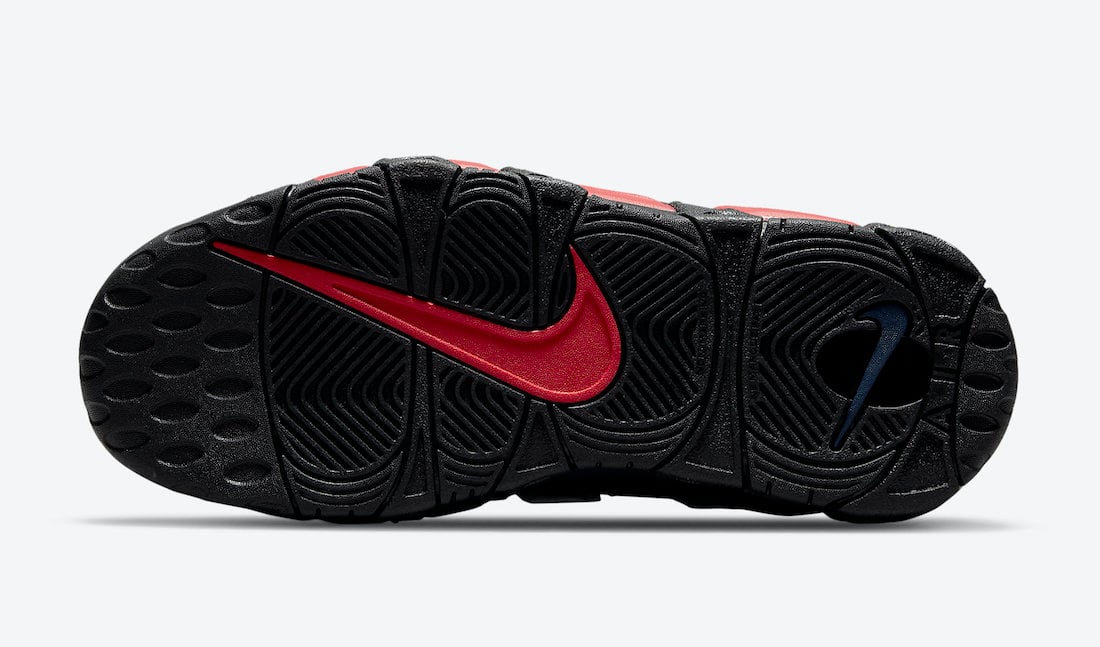 Nike Air More Uptempo Black Red Navy DM0017-001 Release Date Info