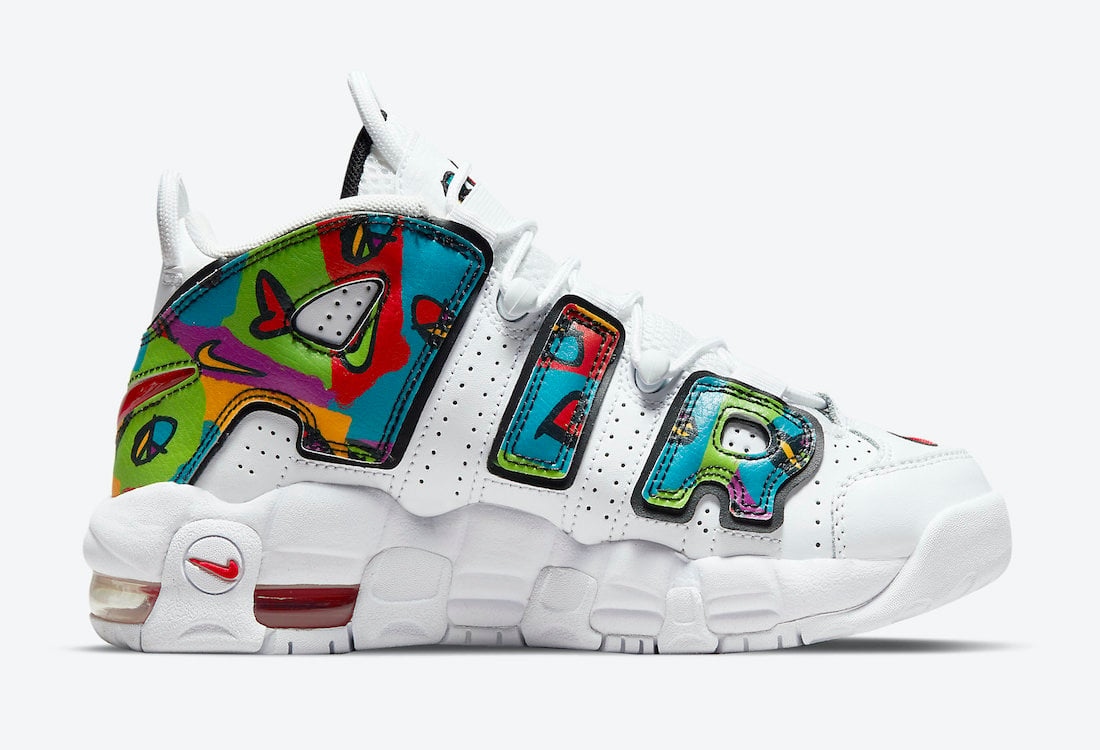 Nike Air More Uptempo Peace Love Swoosh DM8155-100 Release Date Info