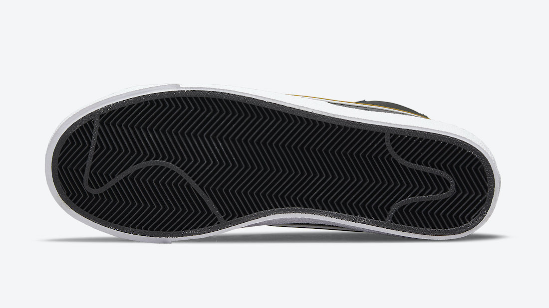 Nike Blazer Mid 77 Black Gold DH0070-001 Release Date Info