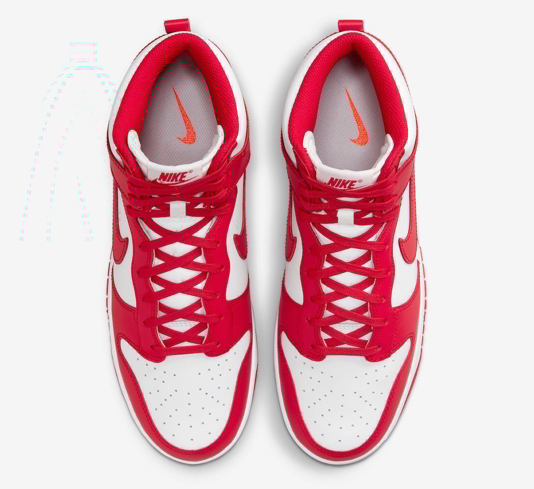 Nike Dunk High White University Red ‪DD1399-106 Release Info Price