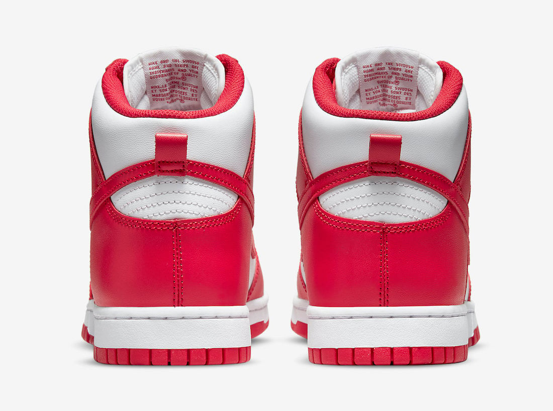 Nike Dunk High White University Red ‪DD1399-106 Release Info Price