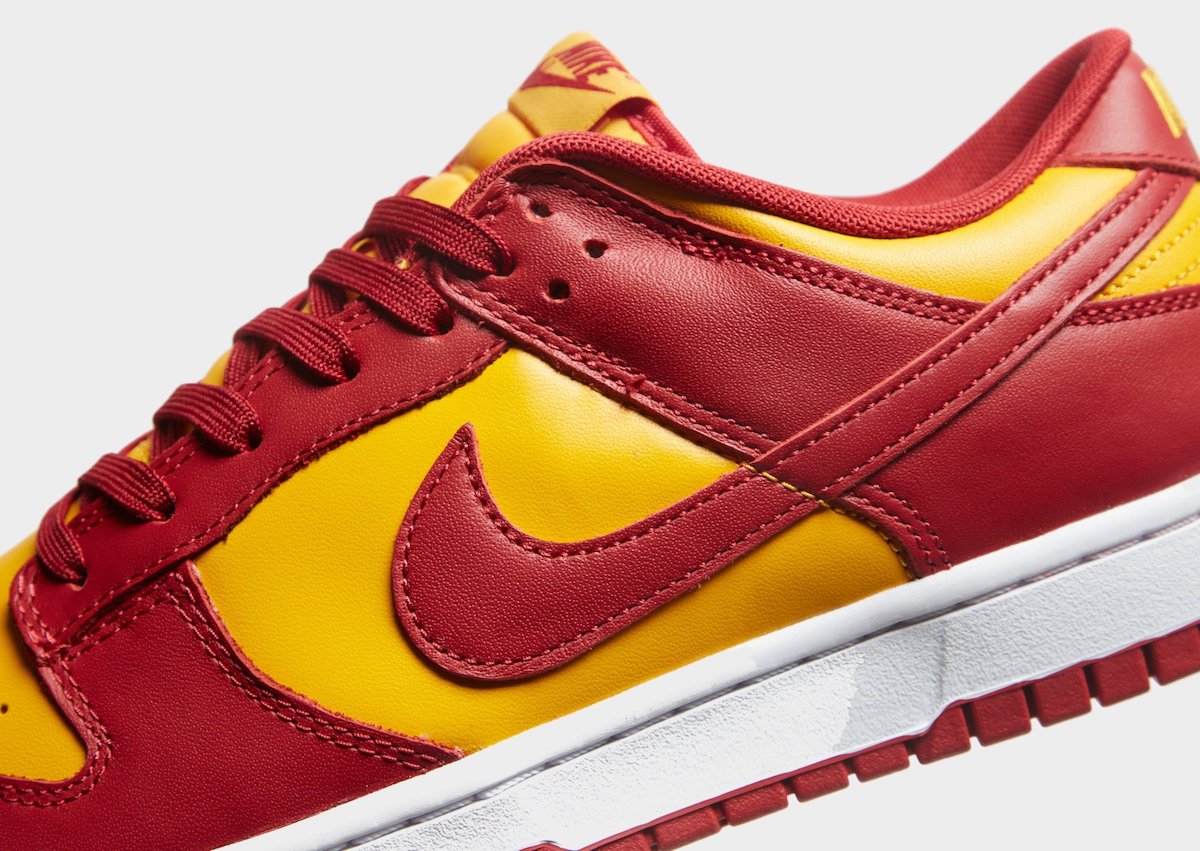 Nike Dunk Low Midas Gold Tough Red White DD1391-701 Release Date Info