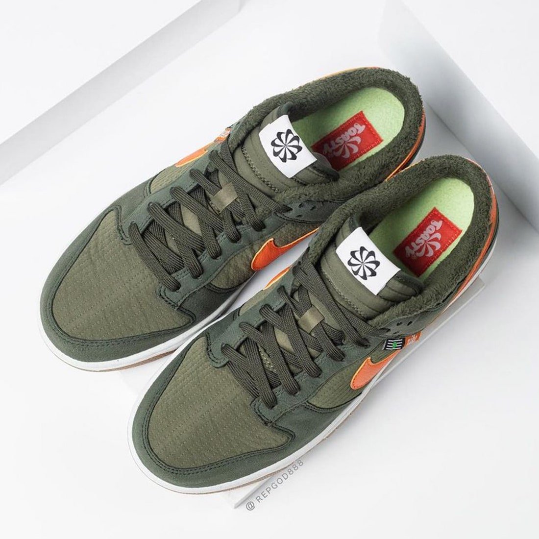 Nike Dunk Low Toasty Sequoia Orange Medium Olive Sail DD3358-300 Release Date Info