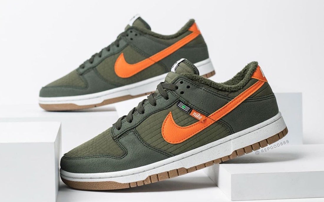 Nike Dunk Low Toasty Sequoia Orange Medium Olive Sail DD3358-300 Release Date Info