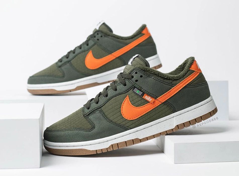 Nike Dunk Low Toasty Sequoia Orange Medium Olive Sail DD3358-300