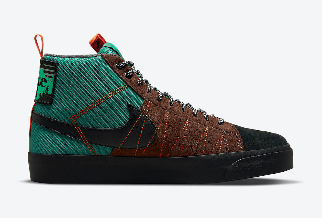 Nike SB Blazer Mid Acclimate Noble Green DC8903-300 Release Date Info