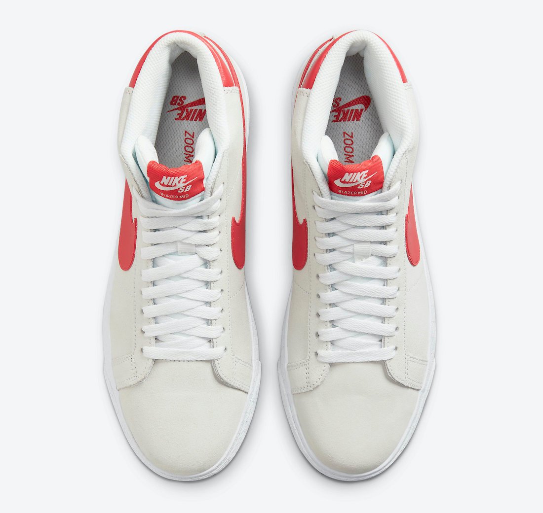 Nike SB Blazer Mid Summit White Lobster 864349-108 Release Date Info