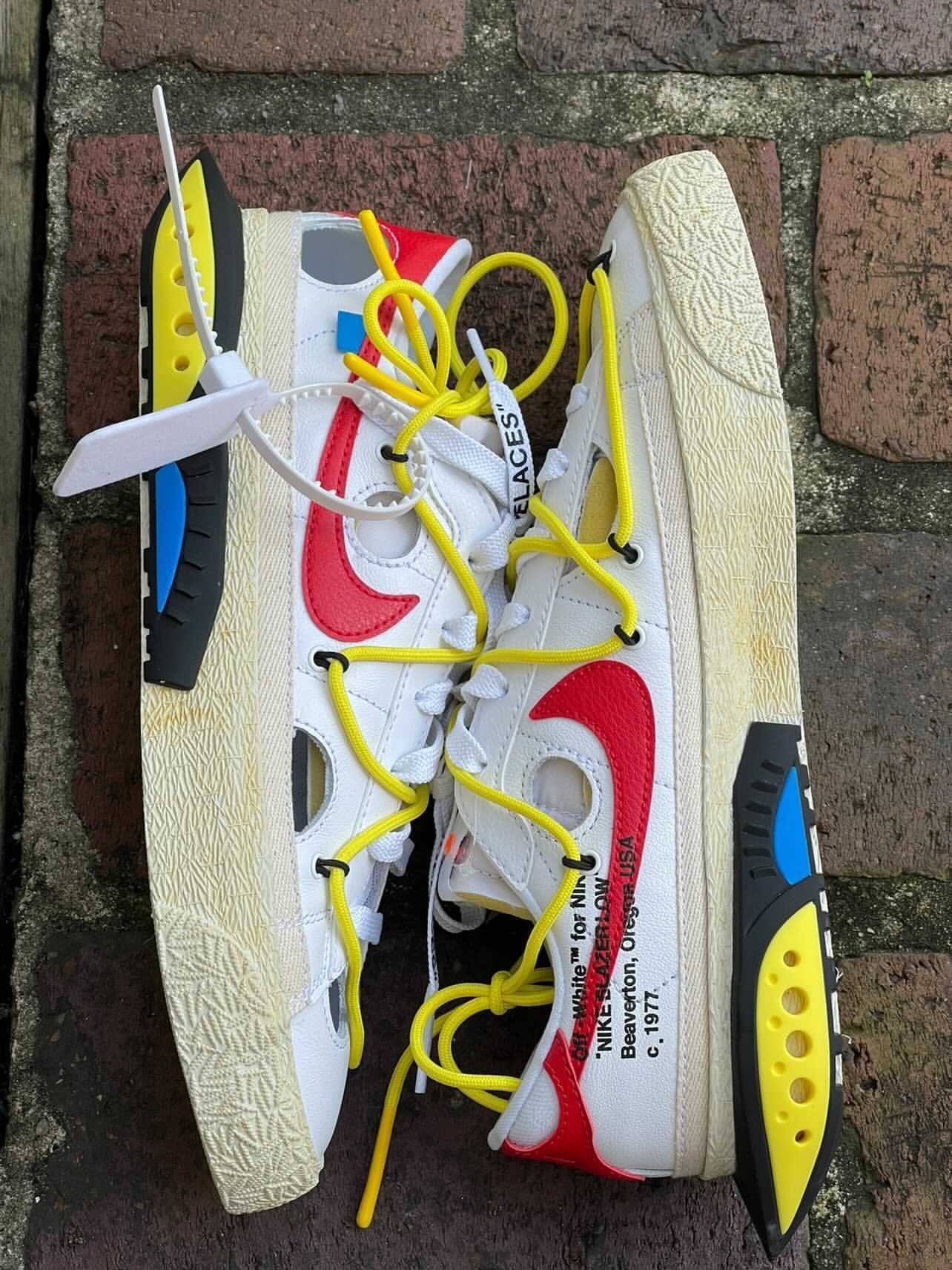 Off-White Nike Blazer Low 2022 DH7863-100 DH7863-001 Release Date 