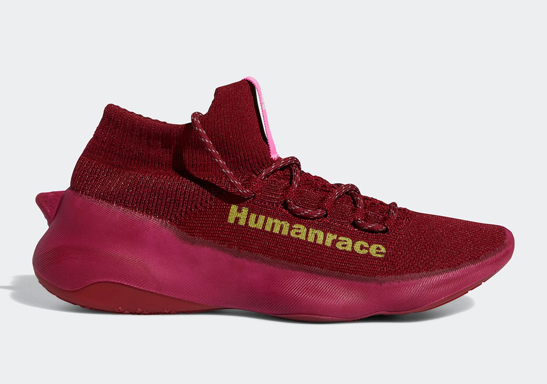 Pharrell x adidas Humanrace Sichona in ‘Burgundy’