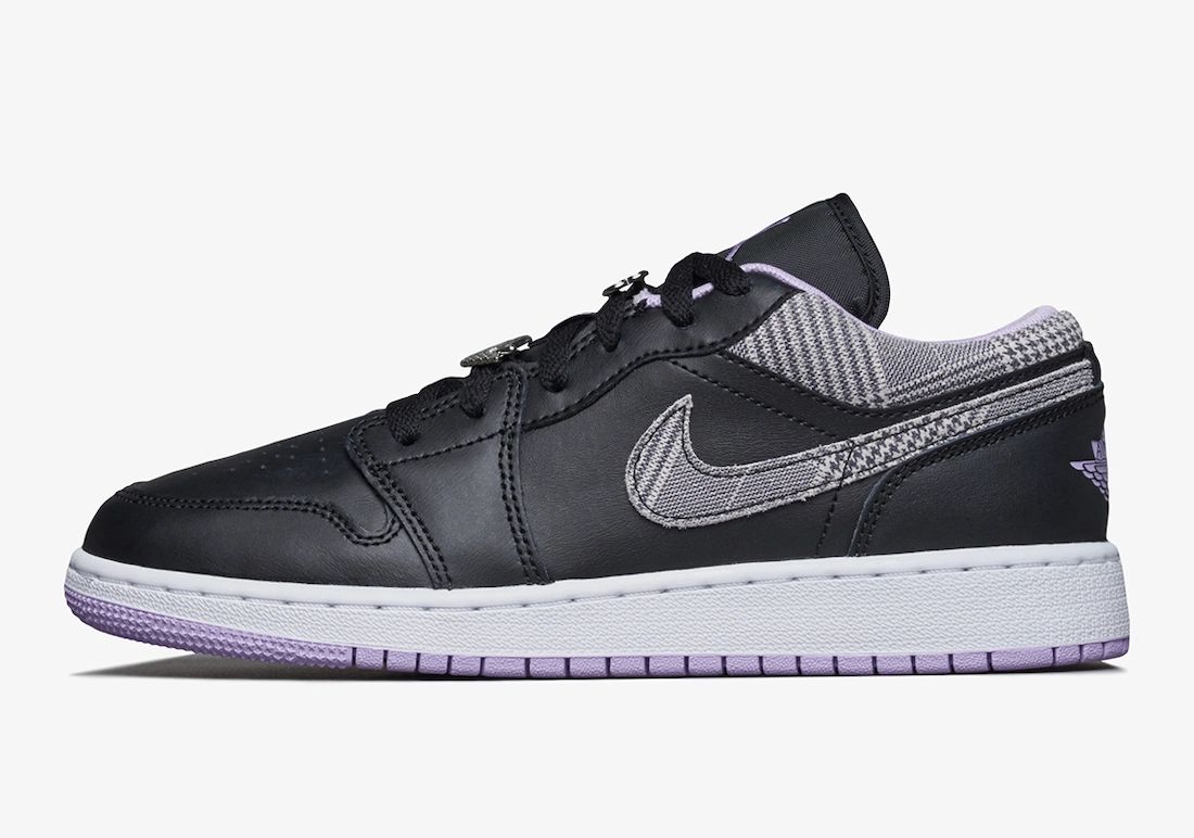 Air Jordan 1 Low SE GS Houndstooth DH0570-015 Release Date Info