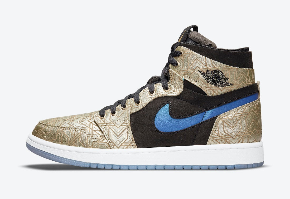 Air Jordan 1 Zoom CMFT Gold Laser DQ0659-700 Release Info Price