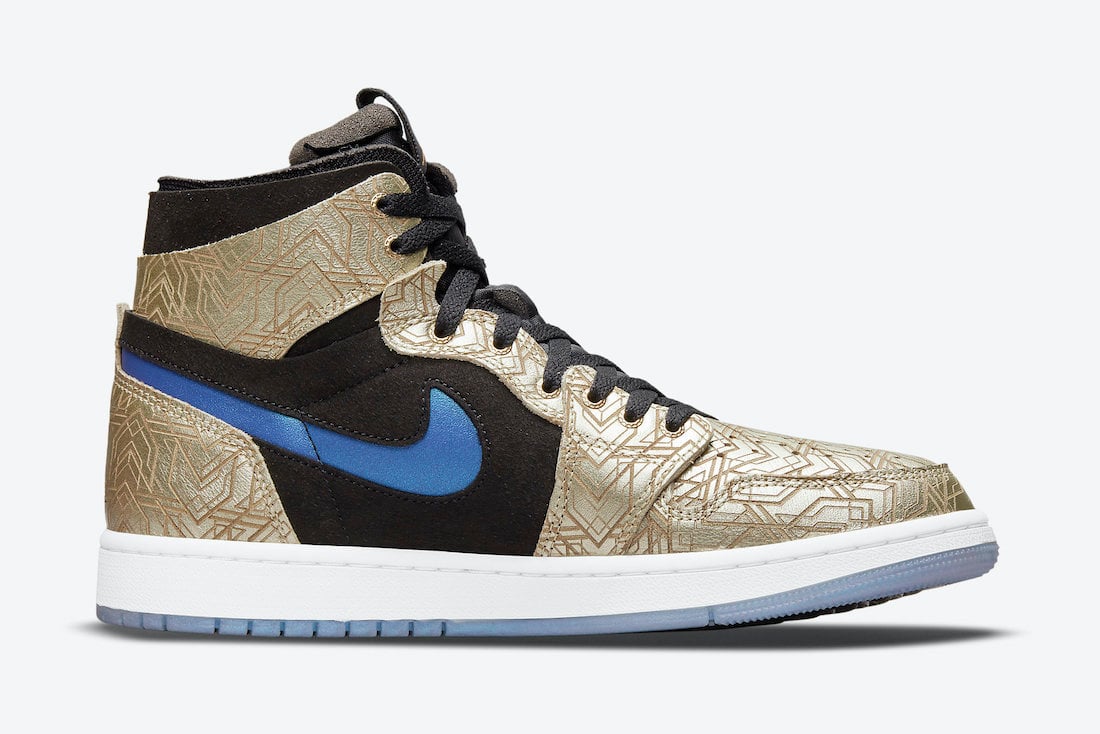 Air Jordan 1 Zoom CMFT Gold Laser DQ0659-700 Release Info Price