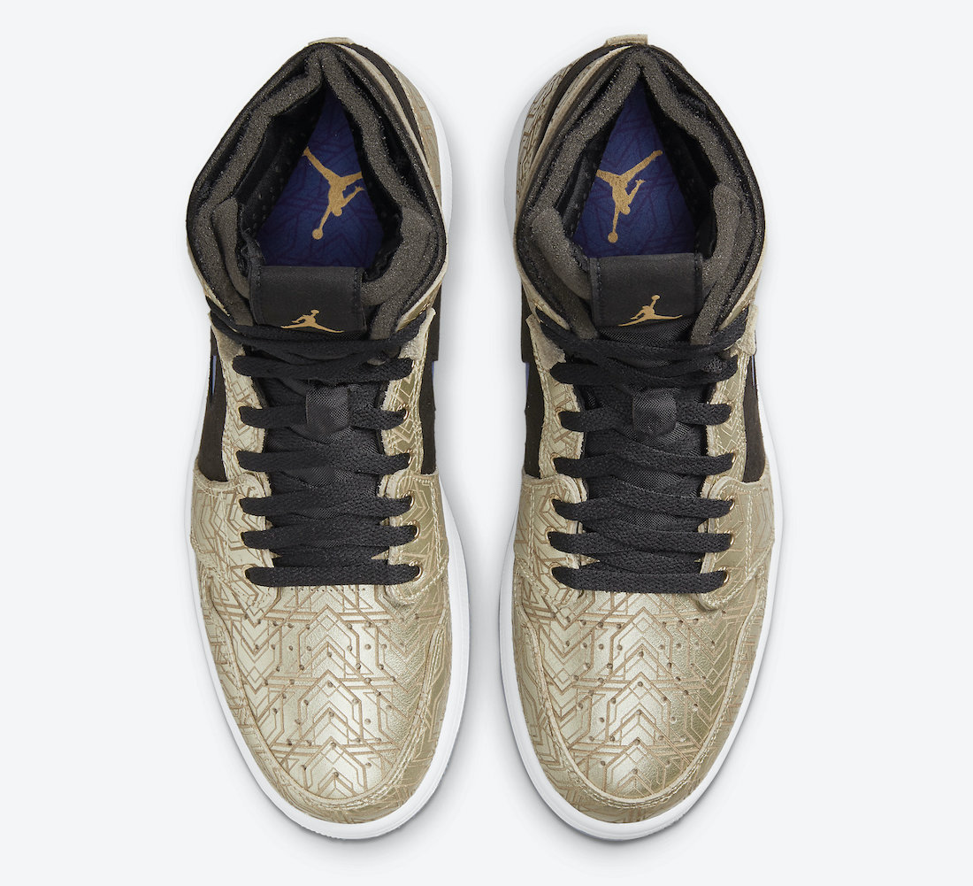 Air Jordan 1 Zoom CMFT Gold Laser DQ0659-700 Release Info Price