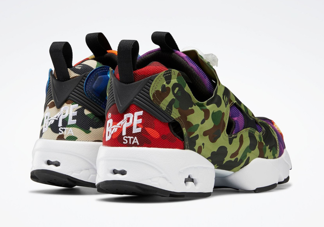 Bape Reebok Instapump Fury Multi-Camo Q47370 Release Date Info