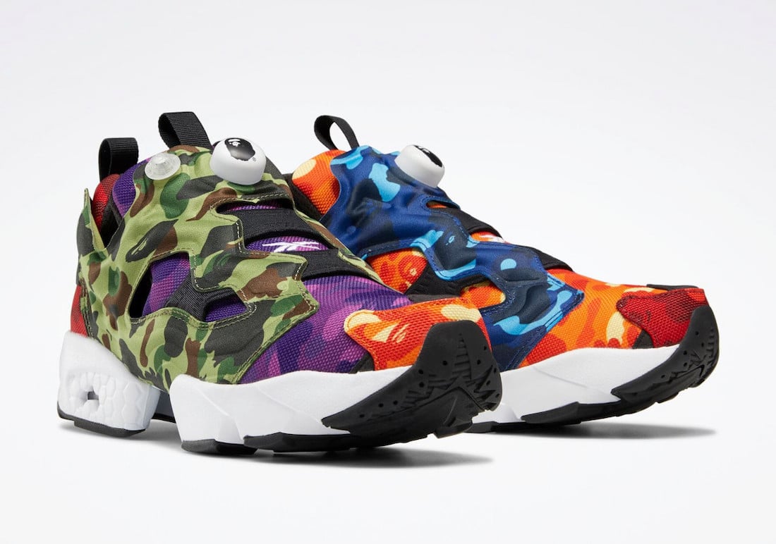 Bape Reebok Instapump Fury Multi-Camo Q47370 Release Date Info