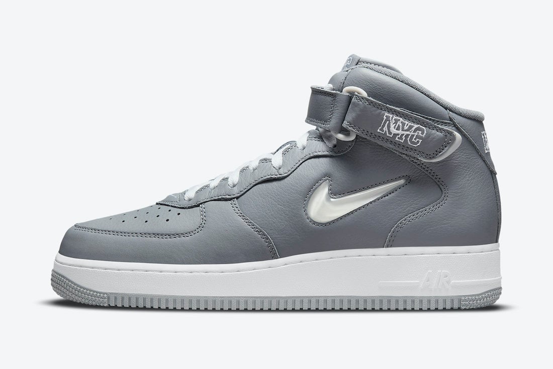 Nike Air Force 1 Mid ‘NYC’ Releasing in Cool Grey