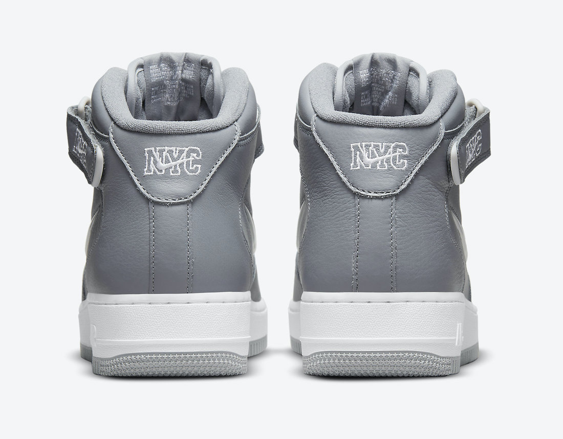 Nike Air Force 1 Mid NYC Cool Grey DH5622-001 Release Date Info
