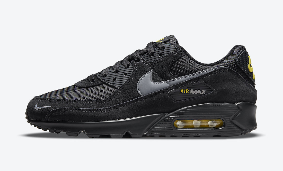 Nike Air Max 90 Black Yellow DO6706-001 Release Date Info