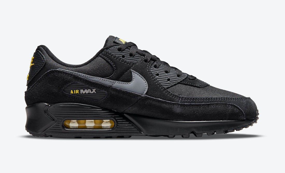 Nike Air Max 90 Black Yellow DO6706-001 Release Date Info